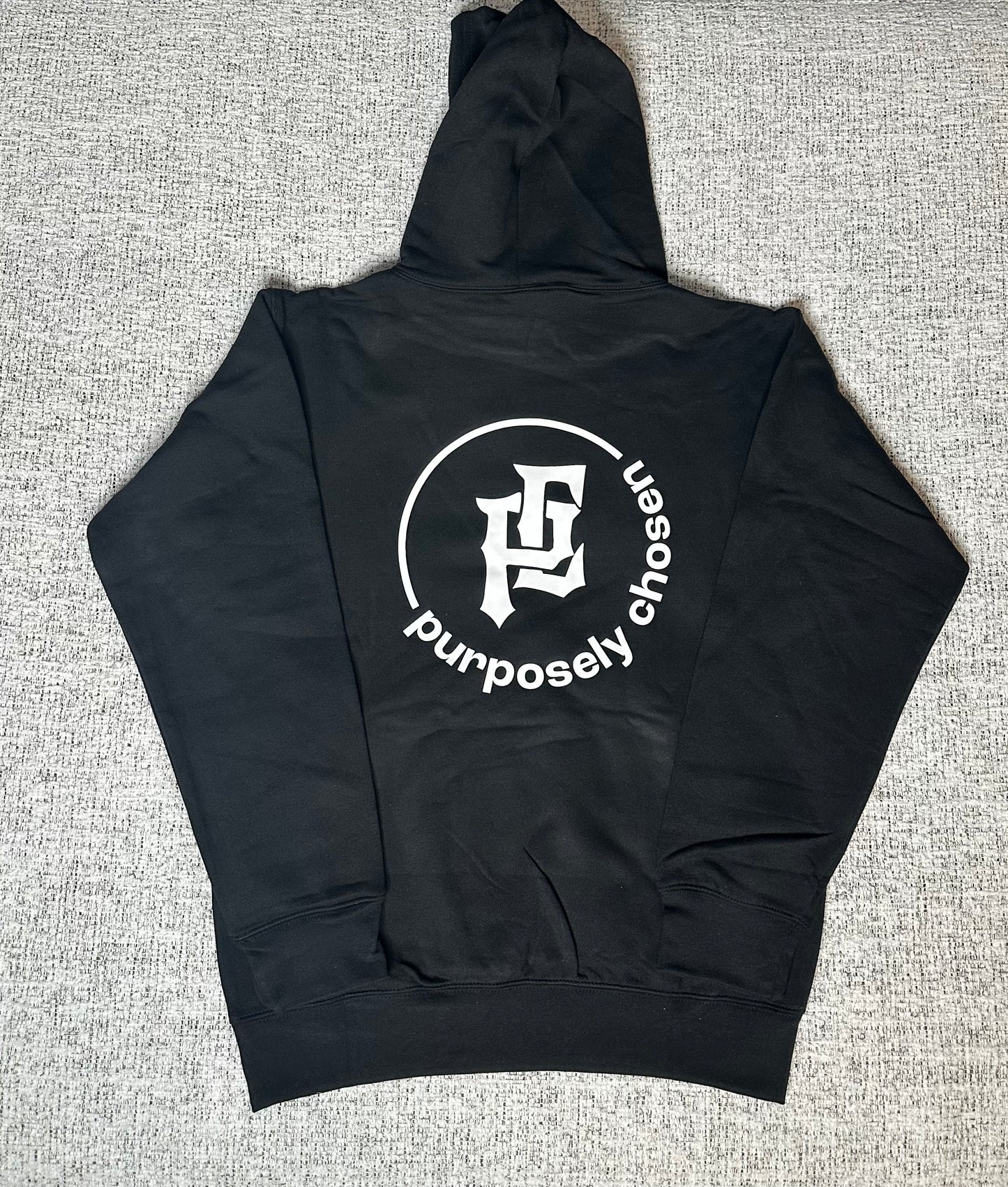 Black Heavy Blend Fleece Hooded Sweatshirt