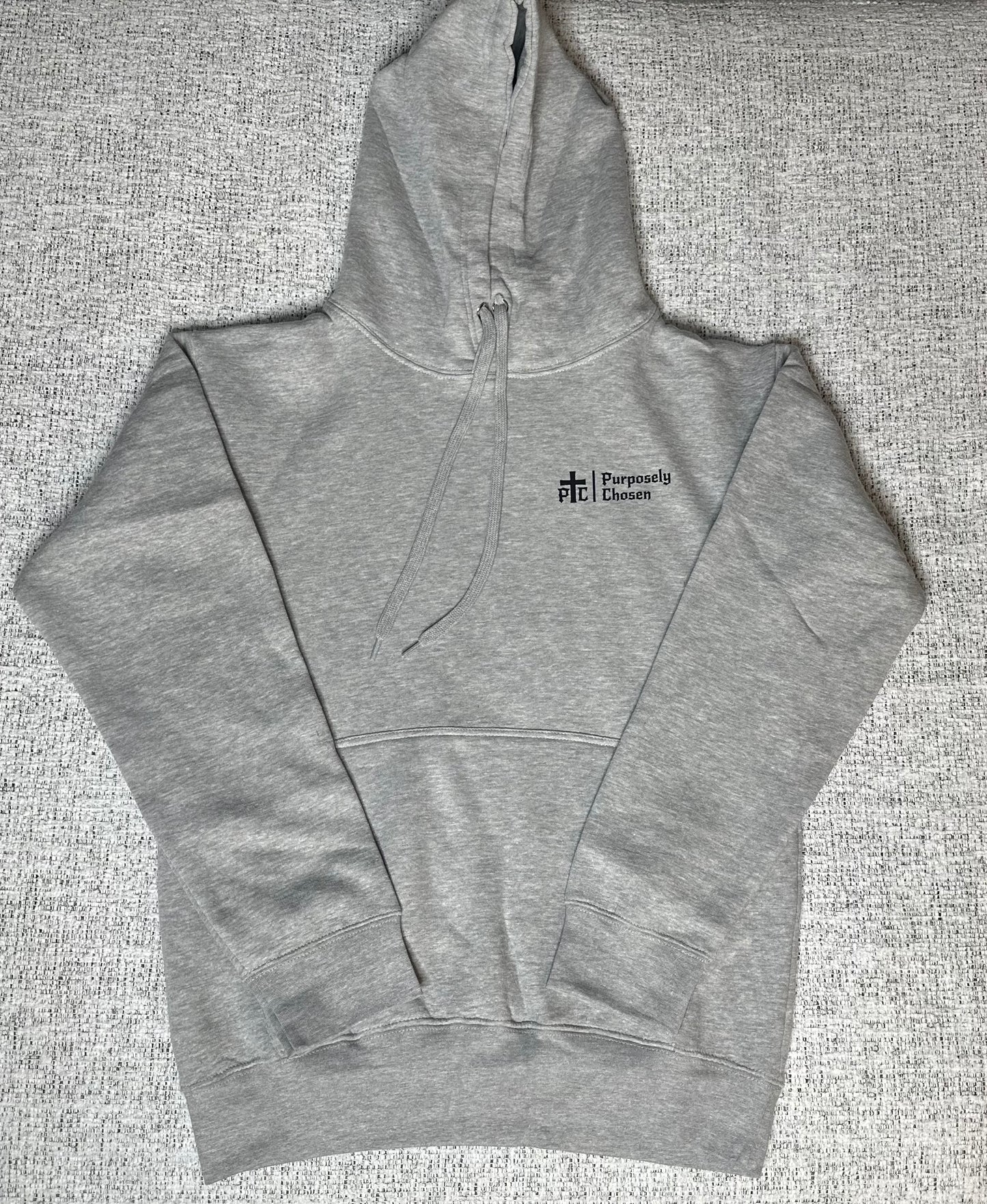 Gray Heavy Blend Fleece Hooded Sweatshirt