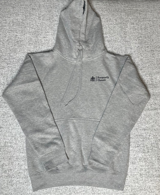 Gray Heavy Blend Fleece Hooded Sweatshirt